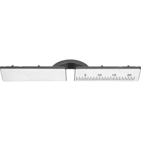 Déflecteur de scie à onglet, support en carbure cémenté avec échelle pour Machine à scier l'aluminium de 10 pouces (1/4)