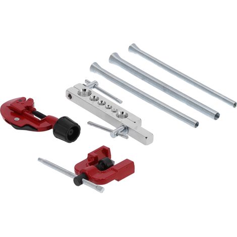 Kit d'outils d'évasement 6 pièces : alésoir à ressort, coupe-tubes pour tuyaux/tubes en cuivre CT‑8012 (1/5)