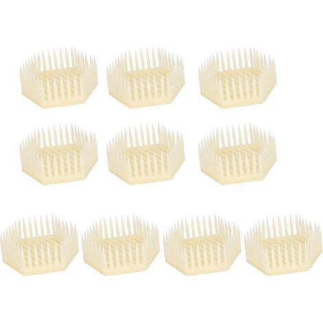 10 Hexagonal Queens Käfige für Imker, Bienenzucht-Werkzeug, robuste Königinnenkäfige, Bienenhaltung Zubehör, Queen Cage Set (1/5)