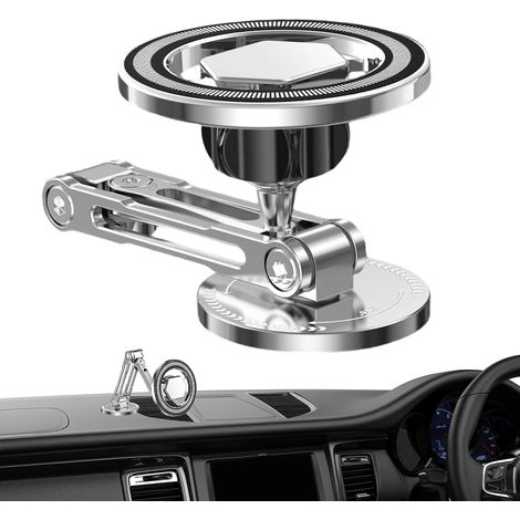 Aimant de Téléphone pour Voiture Rotation À 360 Degrés Et Pliable (1/5)