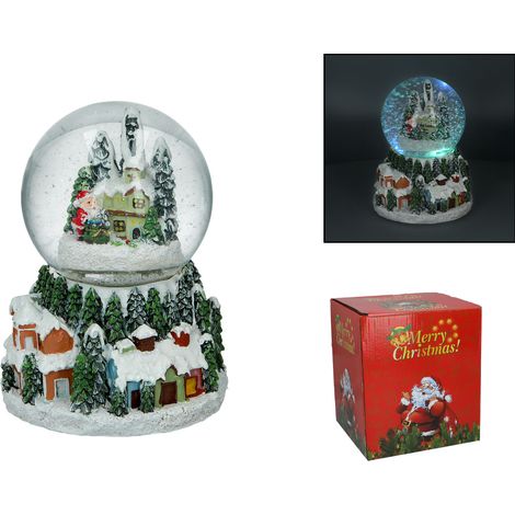 Weihnachtskugel aus Glas, Schneekugel-Dekoration, Weihnachtsschmuck, Geschenk (1/3)
