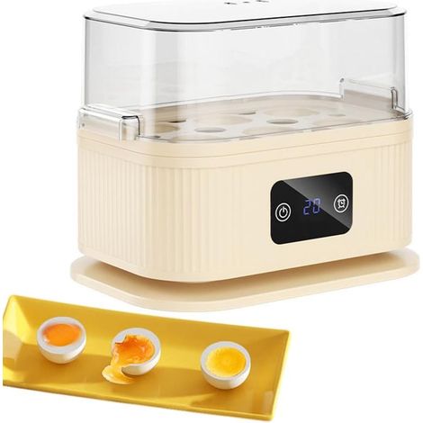 Cuiseur à œufs électrique multifonction, machine à œufs durs rapide pour dortoirs d'étudiants et cuisine à domicile, petit cuiseur vapeur pour œufs, poissons et légumes, cuiseur vapeur portable vert (1/4)