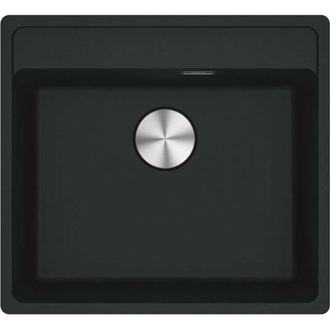Franke Maris - Fregadero de fragranite MRG 610-52 RTL, 56x51 cm, negro mate 114.0661.384
