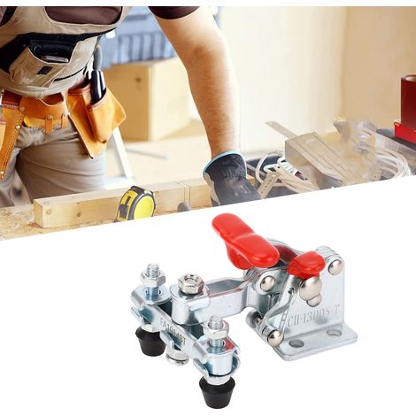 FA1014BT Doppelköpfige Antivibrationsklemme, Schnellspannklemme für Vibrationsmaschinen, selbstsichernde Anti-Lockerungsklemme, Transportklemme (1/5)