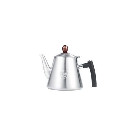 Qiilu cafetière en acier inoxydable 1.2L Acier Inoxydable Cuisinière Théière Thé Cafetière Bouilloire Résistant À La Chaleur (1/4)