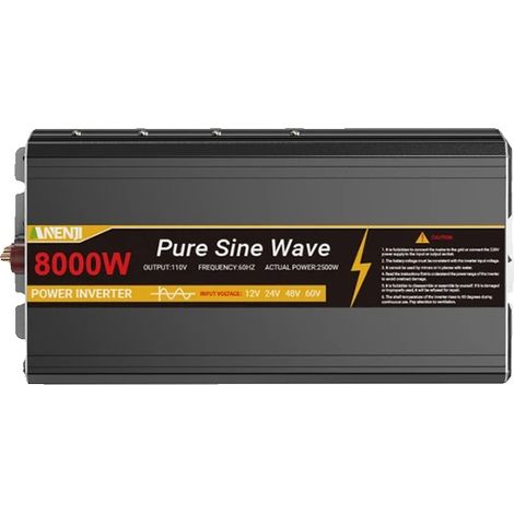 Onduleur, Onde Sinusoïdale Pure, Entrée 12V à 24V, 8000W, 12V (1/2)