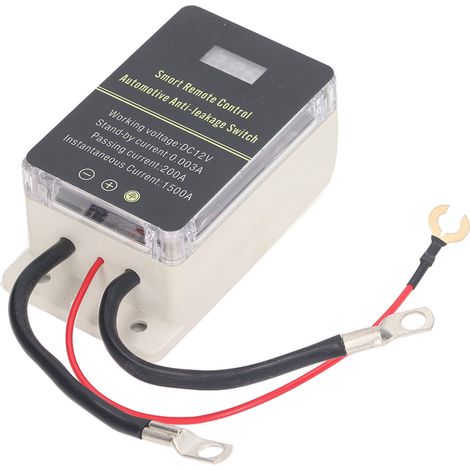 Fernabschaltschalter für Batterie mit Spannungsanzeige, auslaufsicher, kabellos, für LKW und Wohnmobil, 200 A, 12 V (1/5)