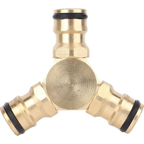 Adaptateur de tuyau, connecteur de matériau en laiton, connecteur pour la maison de jardinage Garden Supplies (1/5)