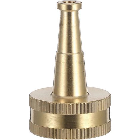 Golden Brass Garden Water Hose Nozzle for Car Washing 2Pcs Sprayer (1/5)