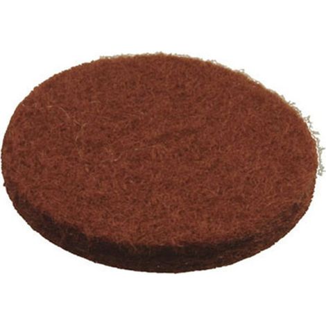 Blisterpackung mit 12 selbstklebenden Filzscheiben. Braun 18mm 23145 Freund