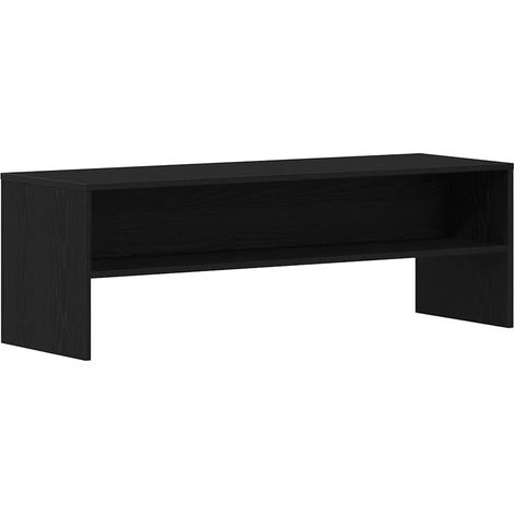 Maison Exclusive - Meuble TV chêne noir 120x40x40 cm bois d'ingénierie