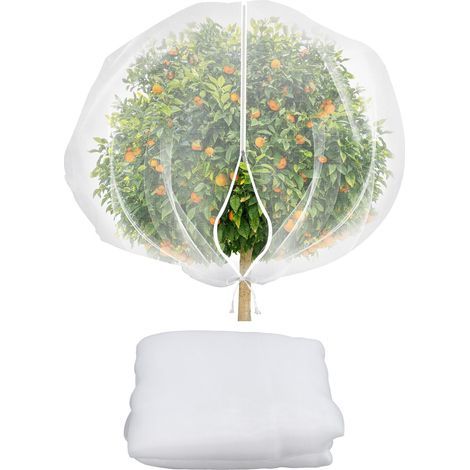 Filet en Maille pour Plantes de Jardin – Protection Polyvalente à Large Couverture, Sac avec Cordon de Serrage 3 x 3 m,de DEBUNS (1/5)