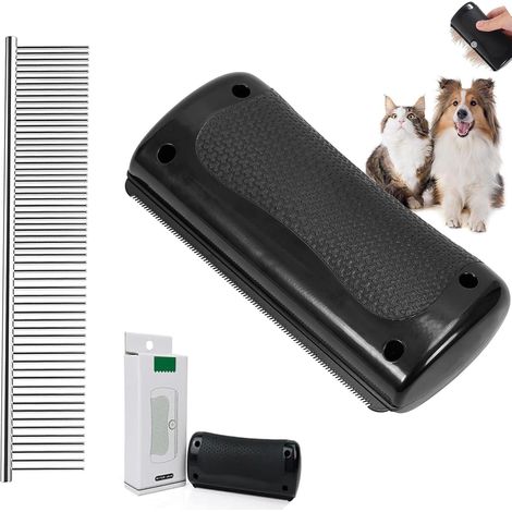 2 Pièces Brosse De Soin Pour Animaux De Compagnie, Brosse Pour Pattes étoiles, Brosse Pour Chien à Poils Courts, Brosse D'épilation Pour Queue, Pour Chiens, Pour Chiens Et Chats (1/5)