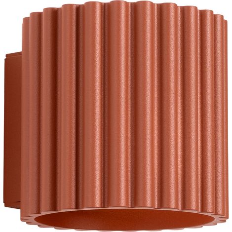 Lámpara de pared Aura 1 G9 rojo ocre ALU Sollux SL.1801 (1/5)