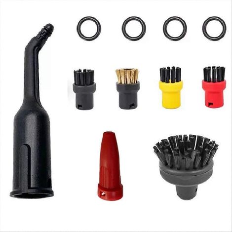 Für Dampfreiniger der SC-Serie (SC1, SC2, SC3, SC4, SC5): inklusive Düsen, Bürsten und Tüchern. Zubehör für Dampfdüsen (1/5)