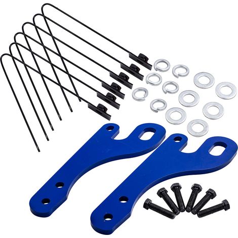 Par Puntos de remolque de captura recuperación para Toyota Prado 150 Series 09- (1/5)