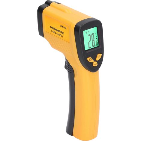 Industrielles Infrarot-Thermometer, berührungsloses Handthermometer –50 bis 550 Grad Celsius (1/5)