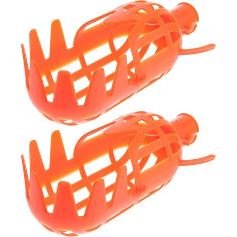 Ensemble de 2 Outils cueille-Fruits - Panier cueille-Oranges pour Perche - Outil de récolte pour Agrumes, pêches, mangues et Baies - Dispositif de récolte extérieur (1/5)