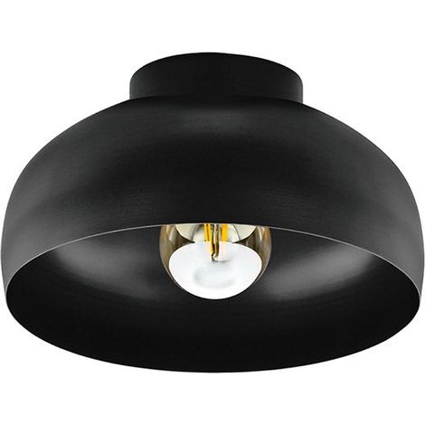 Lampada del soffitto Mogano 2 E27 1x40W H: 17,5 cm Ø28 cm Dimmabile (1/5)