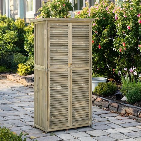 Chariot de jardin en kiefernholz Tannenholz 87 x 46,5 x 160 cm (1/5)