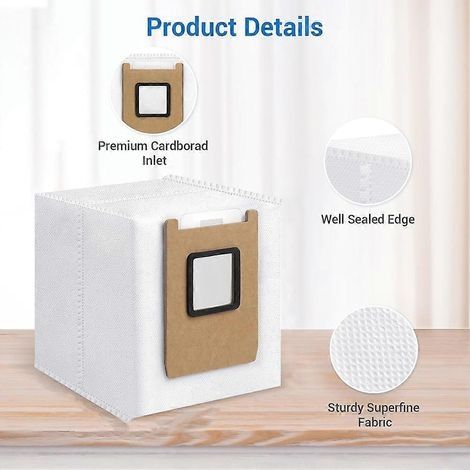 Sac à poussière compatible avec les aspirateurs Eufy Omni E25 / E28 / E20 - Pièces détachées et accessoires (1/5)