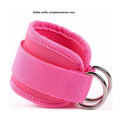 (Rose) Stabilisateur de cheville de fitness, appareil de musculation des jambes et des fessiers, sangles pour les jambes (1/4)