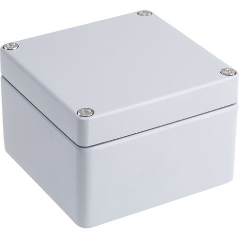 Boîtier RS PRO en Fonte d'aluminium, 122 x 120 x 81mm, Gris IP66 ( Prix pour 1 )