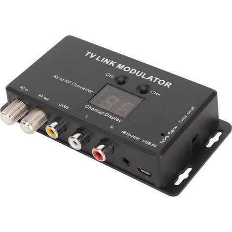 Modulateur TV Cozevdnt, PAL/NTSC, 471,25 MHz-885,25 MHz, RCA femelle, 75 Ω (1/5)