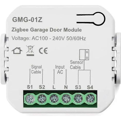 Tuya Zigbee Smart Garagentor-Controller, universelle Garagentor-Fernbedienung, App-Steuerung, Sprachsteuerung, Zeitschaltuhr