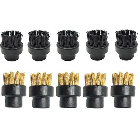 Für Dupray Dampfreiniger: 10-teiliges Set Messingbürsten und Dampfdüsenzubehör (1/5)
