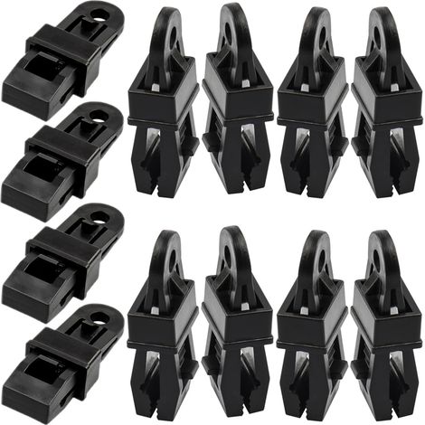 Lot de 12 clips de fixation pour bâche (1/5)