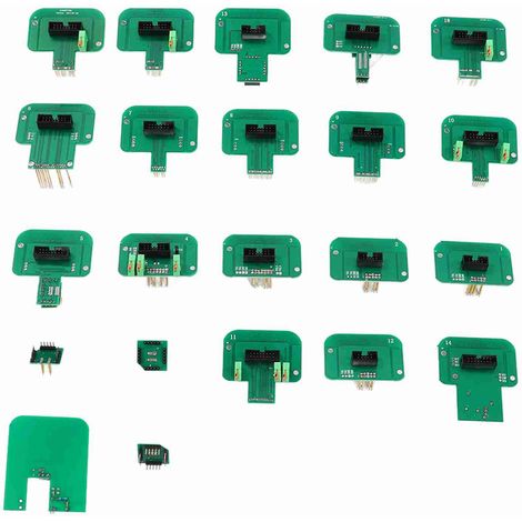 Kit 22 Adaptateurs BDM Universel 60mm ABS Vert pour Programmation ECU K-TAG/KESS/Trasdata Compatible Bosch Denso (1/5)