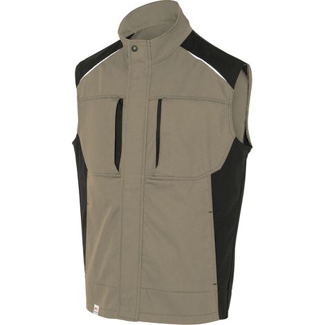 Kübler Weste ACTIVIQ 7250 sandbraun/schwarz Gr. 4XL (1/2)