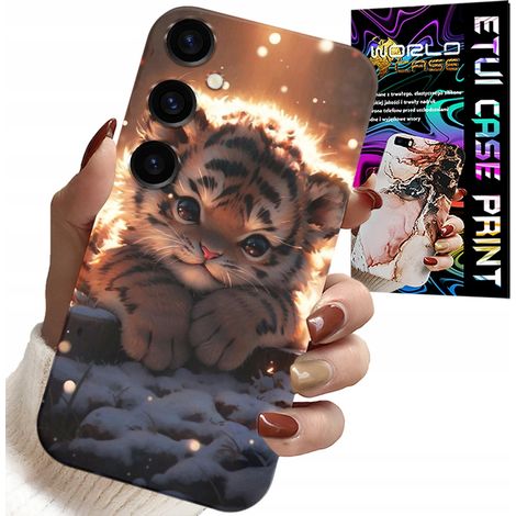 Custodia per Samsung Galaxy A24 4G - Con una graziosa custodia con stampa tigrata (1/5)