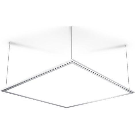 Xanlite – Plafonnier LED carré 40W 4800 lumens blanc neutre – Encastrable pour cuisine – Dimensions 595x595mm – PA3000NW (1/5)