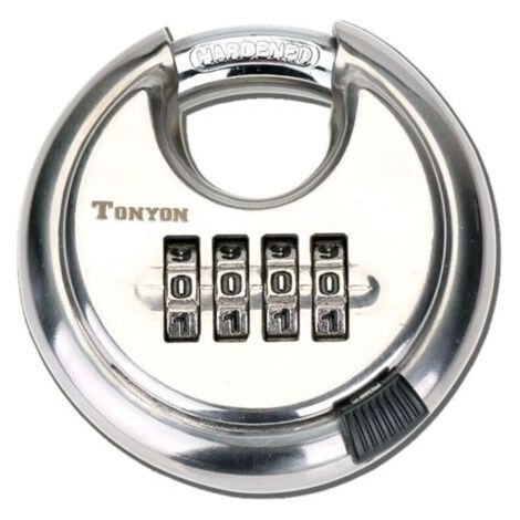 Serrure combinée de Protection résistante aux intempéries, cadenas de sécurité pour l'extérieur adapté aux casiers de hangar et aux gymnases, verrouillage par Code de sécurité utile (1/4)