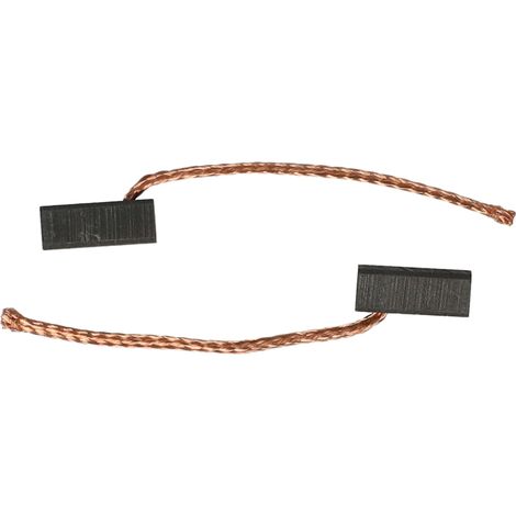 vhbw 2x Carbon Brush 10 x 4 x 4 mm for fan / roller shutter and door operators / blower unit / motor / air conditioner / generator