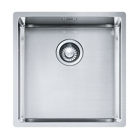 Franke BXX 110 40. Tipo di lavello: Lavello ad incasso, Forma del lavandino: Rettangolare, Materiale del lavandino: Acciaio inox. Larghezza: 440 mm, Profondità: 450 mm,... - BXX21011040 - 127.0369.215 (1/2)