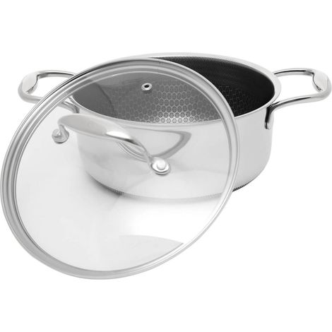 Kohersen Black Cube Stieltopf 20 cm silber 2,8 L (1/5)