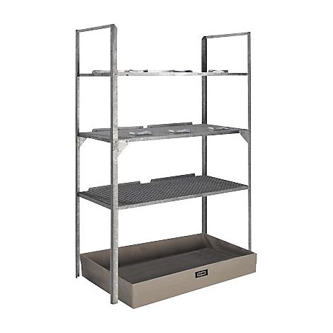 CEMO 983695 CEMO Rayonnage pour fûts et bidons avec cuve (1/2)