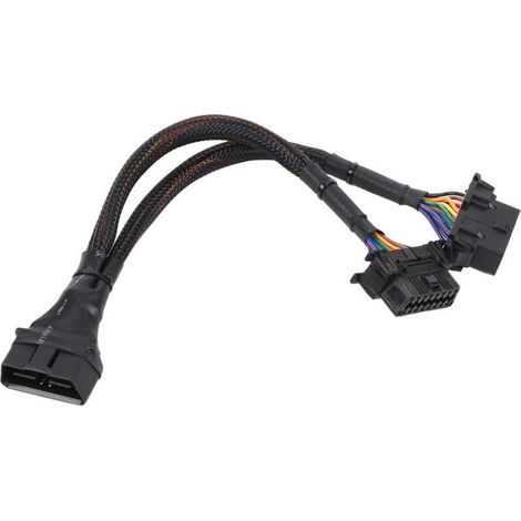 Répartiteur OBD, câble en Y séparateur durable, résistant à l'usure, haute résistance, adapté à l'analyse de diagnostic automobile