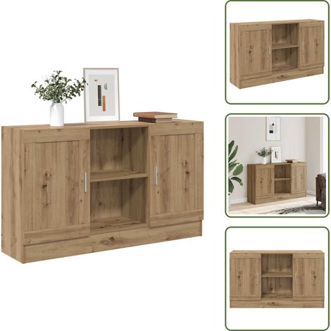 Sideboard Artisan-Eiche 120x30,5x70 cm Holzwerkstoff - Sideboard - Sideboards - Schrank - Aufbewahrungsschrank (1/5)