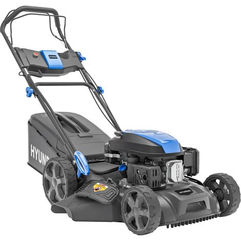 Tondeuse thermique autotractée 46 cm, démarrage électrique, moteur 139 cm3 3,7 CV, bac 60 L (1/5)