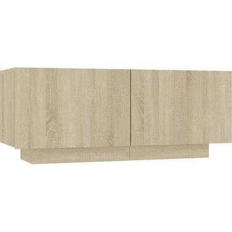 Maison Exclusive - Nachttisch Sonoma-Eiche 100x35x40 cm Holzwerks