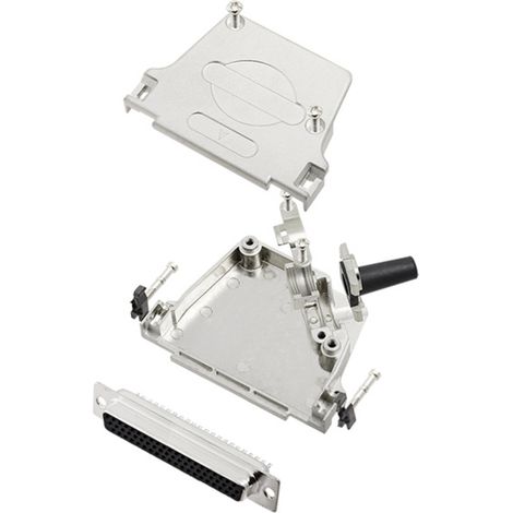 TRU COMPONENTS TCD45ZF37HDS62K 7709916 D-SUB Buchsenleisten-Set 45 ° Polzahl: 62 Lötkelch 1 St.