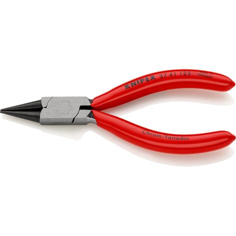 KNIPEX 37 41 125 Alicate de presión para mecánica de precisión recubiertos de plástico Negro atramentado 125 mm (1/2)