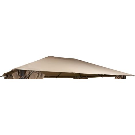 Replacement Canopy for Venice Gazebo - L300 x W400 cm - Mocha