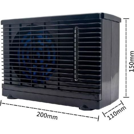 1 PCS Mini Climatiseur de voiture portable 12 V, Ventilateur de Climatisation multifonction Refroidisseur d'air Portable Climatiseur Refroidisseur pour voiture (1/5)