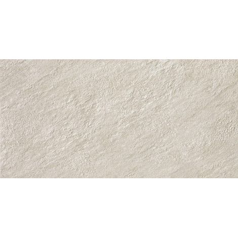 Carrelage effet Pierre Quartzite Gris Crème 60x30x0,9 cm Teravio - Sol extérieur (vendu par carton de 1,26 m²) - RO'MA CARRELAGE