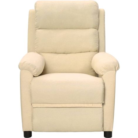 Maison Exclusive - Relaxsessel Creme Stoff (1/5)